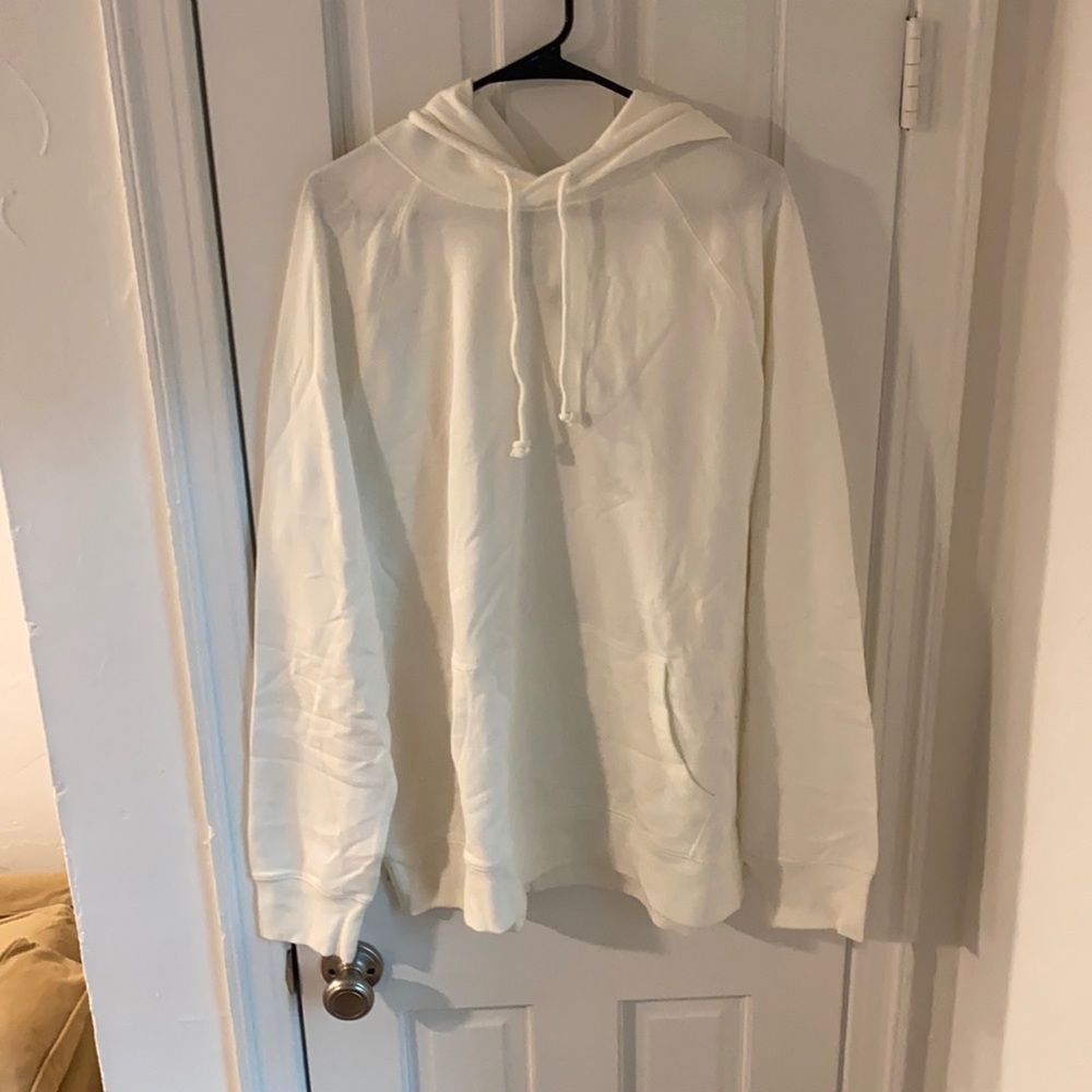 Goodfellow white lightweight sweatshirt